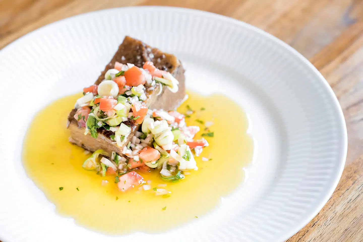 Langtidstilberedt brisket.