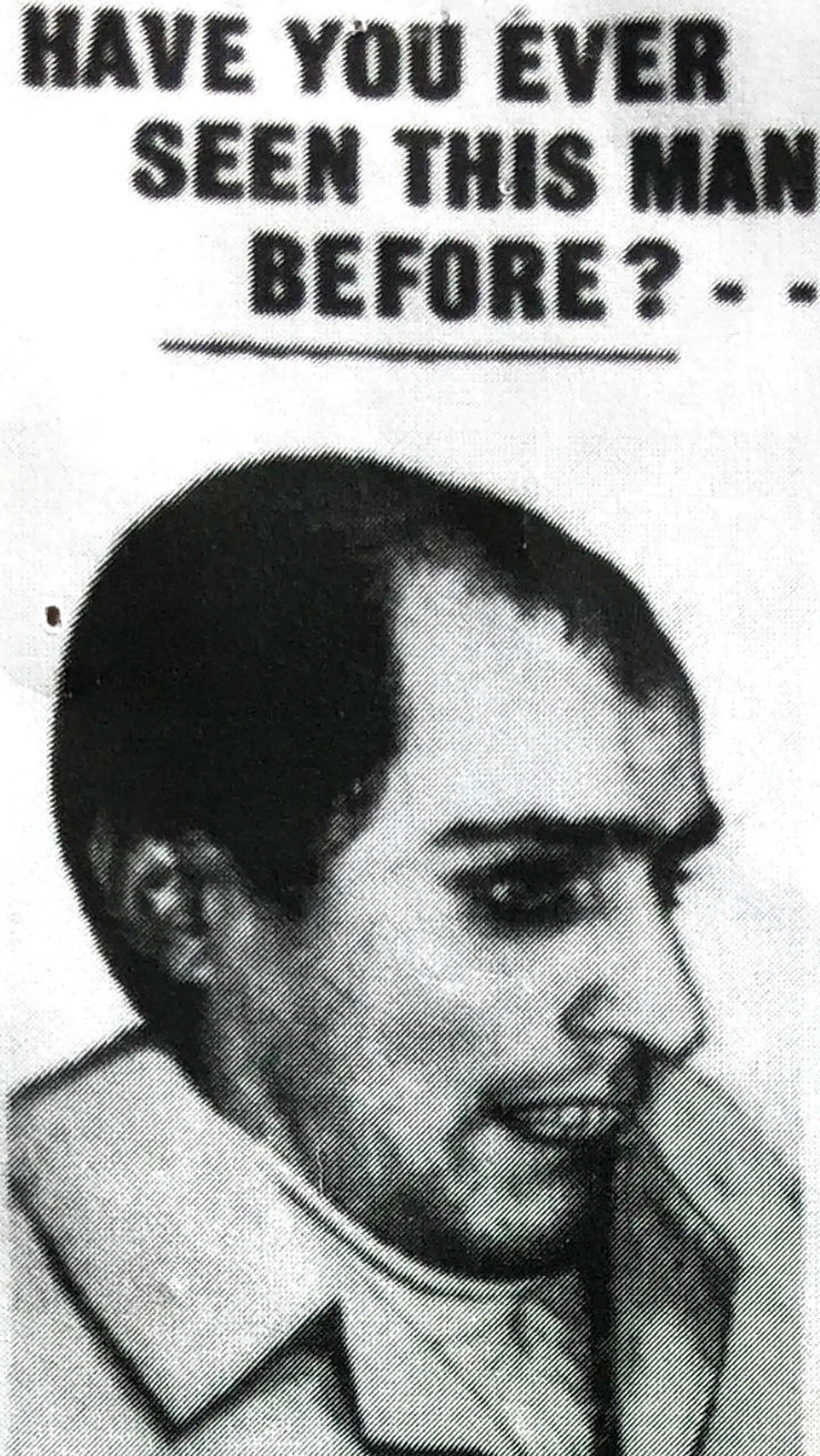 Han blev beskrevet som velplejet, i pæn form, med pæne tænder og soigneret hår. Han blev fundet død i rullekrave, blazer og uldfrakke, men alle mærker og vaskemærker var skåret af.