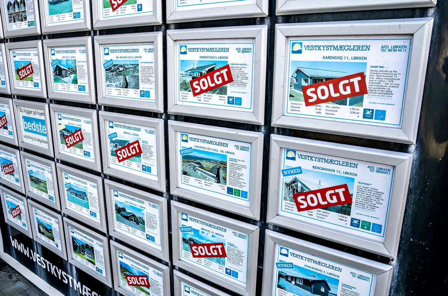 Når der handles boliger i dag, som her sommerhuse, er interessen for 30-årige afdragsfrie lån stort set forduftet.