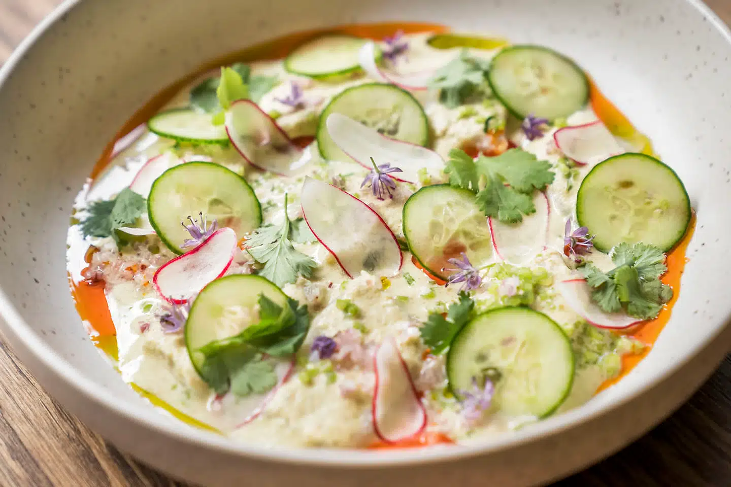 Ceviche med torsk.