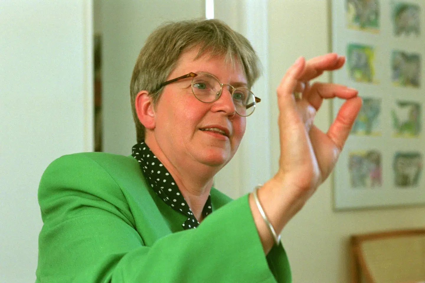 Yvonne Herløv Andersen, som 11. september fylder 80 år, var social- og sundhedsminister i sin tid hos Centrum-Demokraterne. Hun fik tilnavnet Røde Mor for sit sociale engagement. (Arkivfoto). Mogens Ladegaard/Ritzau Scanpix