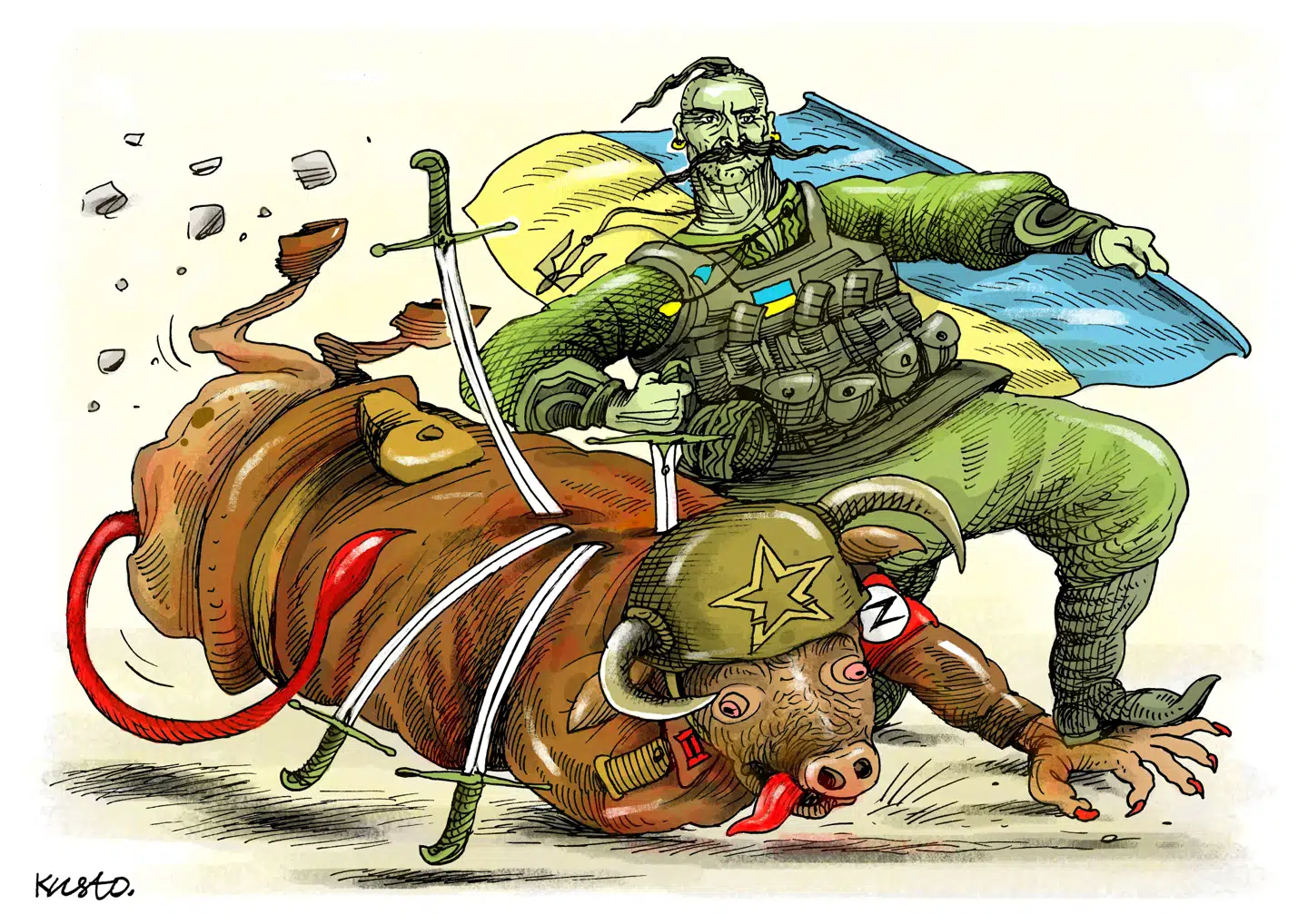 Tegning: Oleksiy Kustovsky