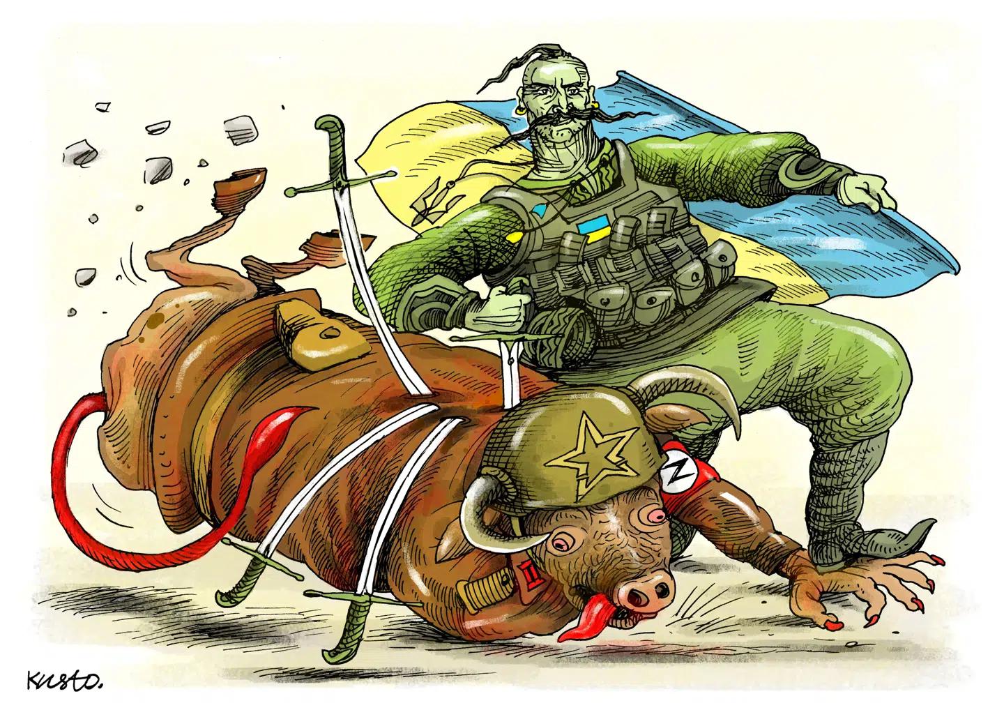 Tegning: Oleksiy Kustovsky