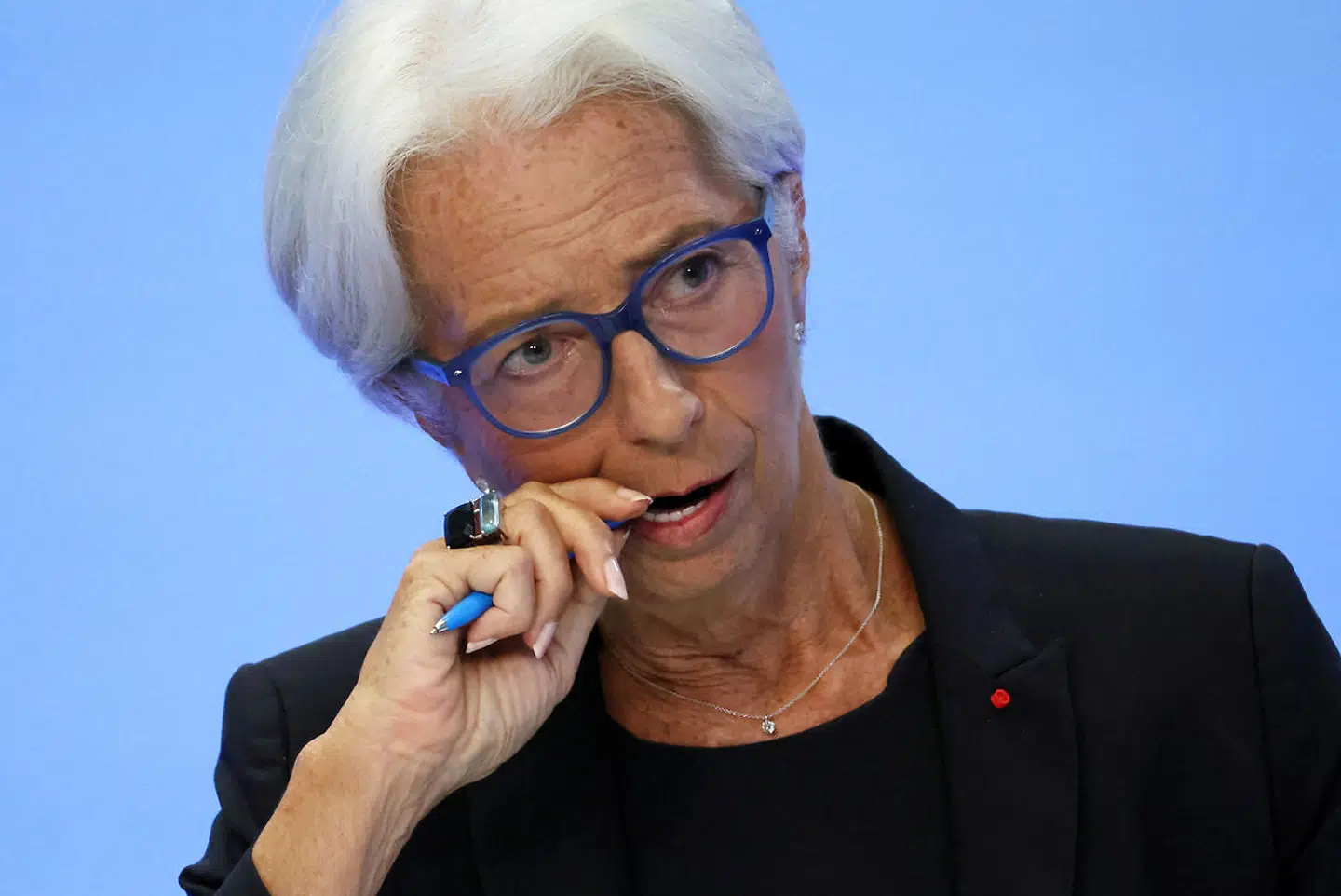 Den Europæiske Centralbank med Christine Lagarde i spidsen har nu taget en historisk beslutning om en markant rentestigning. Og det kan få stor betydning for de danske bankkunder. Arkivfoto: Wolfgang Rattay/Reuters/Ritzau Scanpix