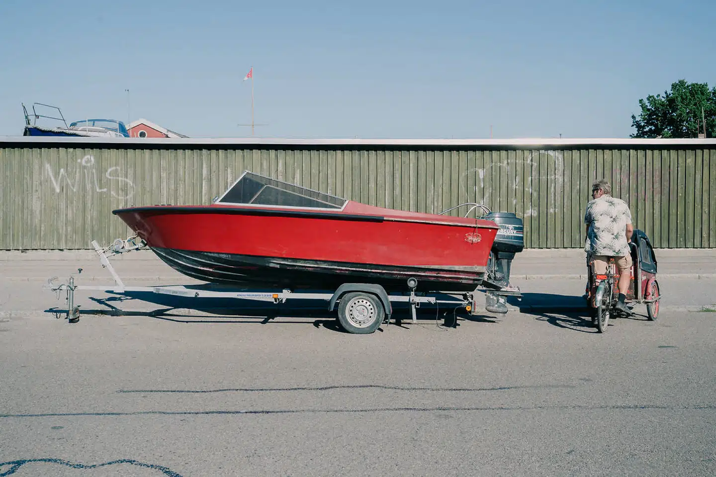 Reportage med Sydhavnens beboere om kommunens planer for pavillonby.