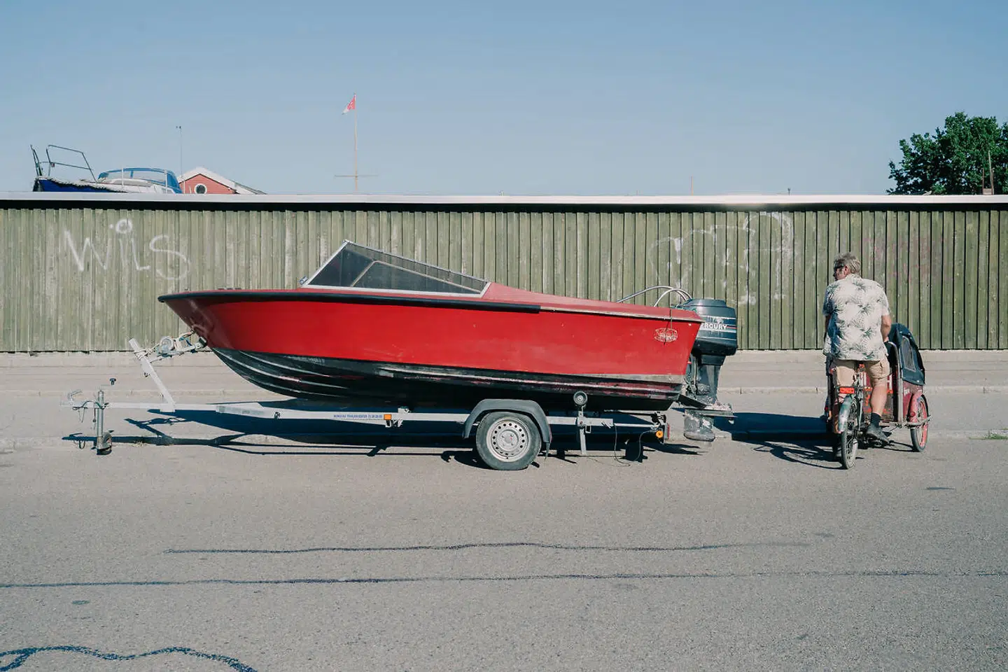 Reportage med Sydhavnens beboere om kommunens planer for pavillonby.