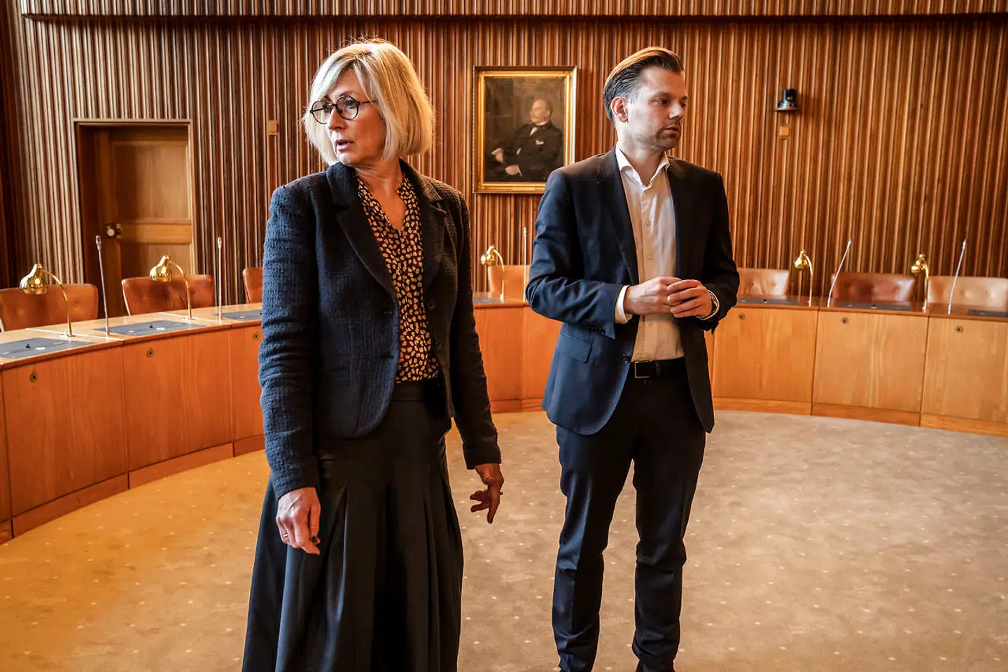 Frederiksbergs borgmester Michael Vindfeldt (S) og viceborgmester Lone Loklindt (R).