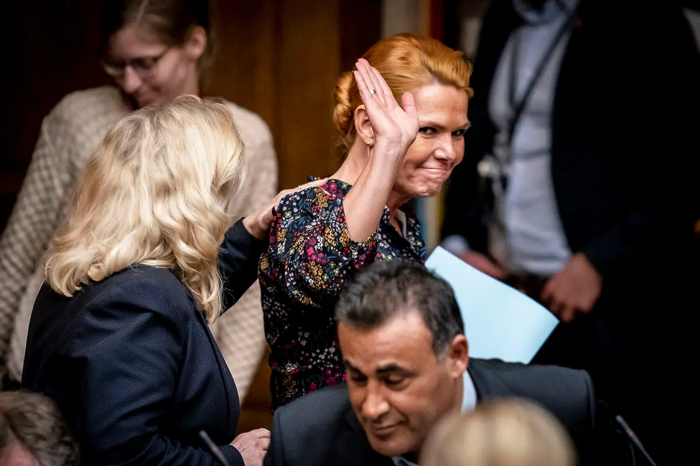 Få dage før jul sidste år måtte Inger Støjberg forlade Folketingssalen med et vink, efter et flertal af hendes politiske kolleger havde erklæret hende uværdig. I dag er formanden for Danmarksdemokraterne rykket ind i sine gamle lokaler i Proviantgården, en tilbygning til Christiansborg.