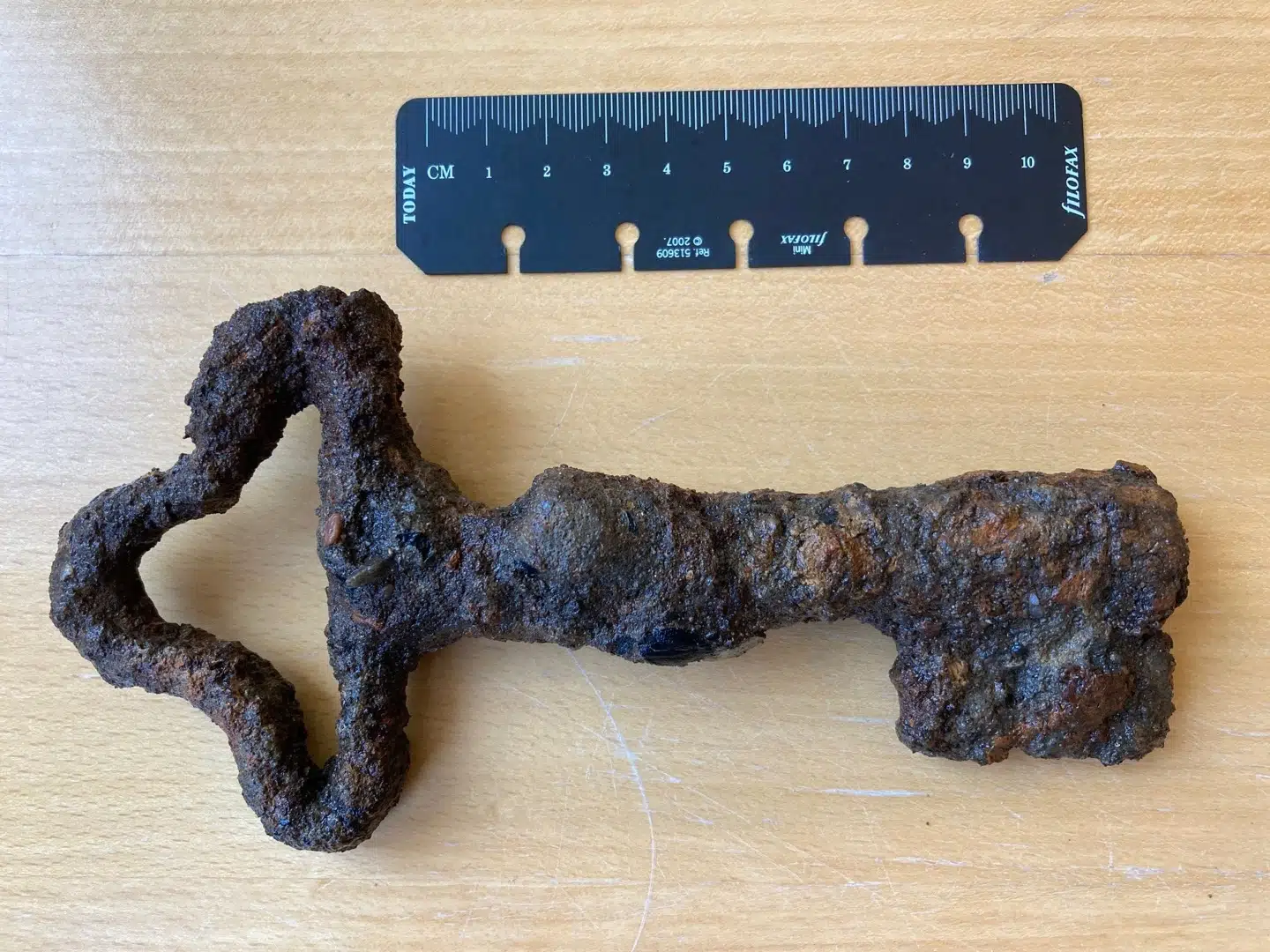 Arkæolog og museumsinspektør Liv Appel daterer nøglen til at være fra et sted mellem 1400- og 1600-tallet.