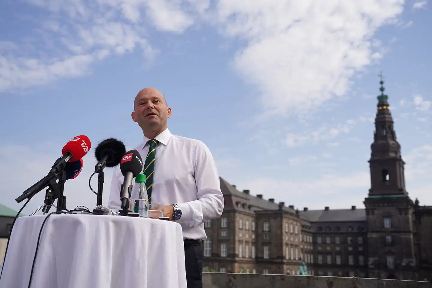 Pressemøde med Søren Pape På Christiansborg.