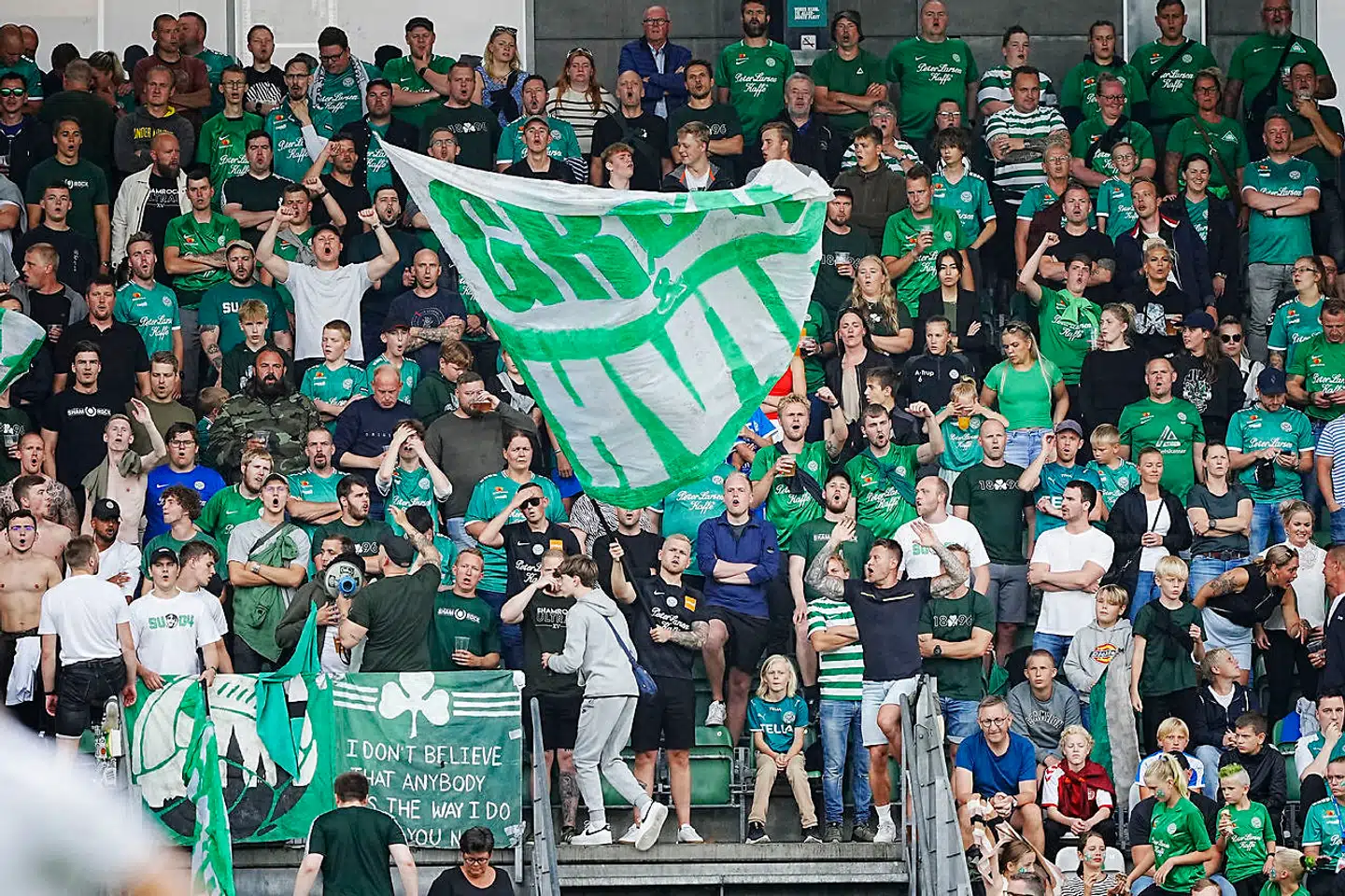 Arkivfoto: Viborgs fans under Conference League kvalifikationskampen mellem Viborg FF og B36 Torshavn i Viborg onsdag den 3. august 2022.