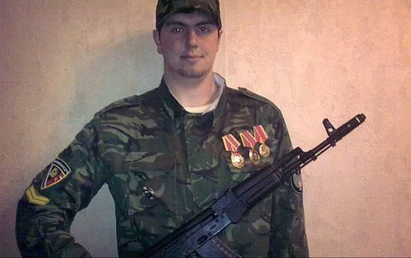 Aleksandr Ionov lagde dette foto op på sin Facebook-profil, den dag den russiske invasion af Ukraine begyndte.