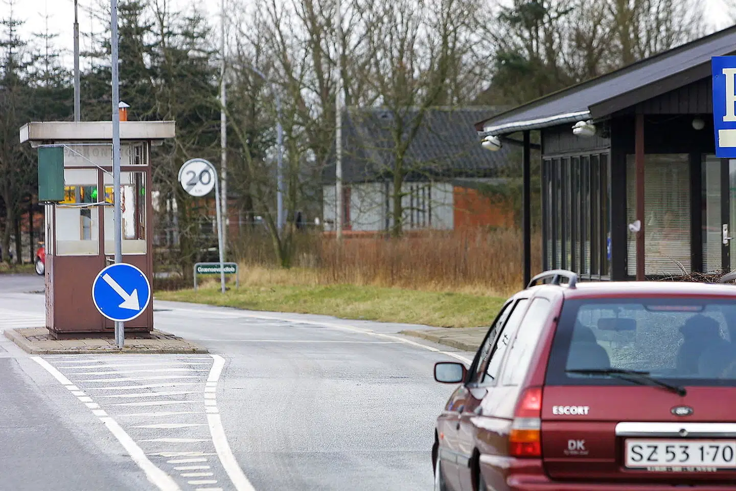 Landegrænsen mellem Danmark og Tyskland (arkivfoto).
