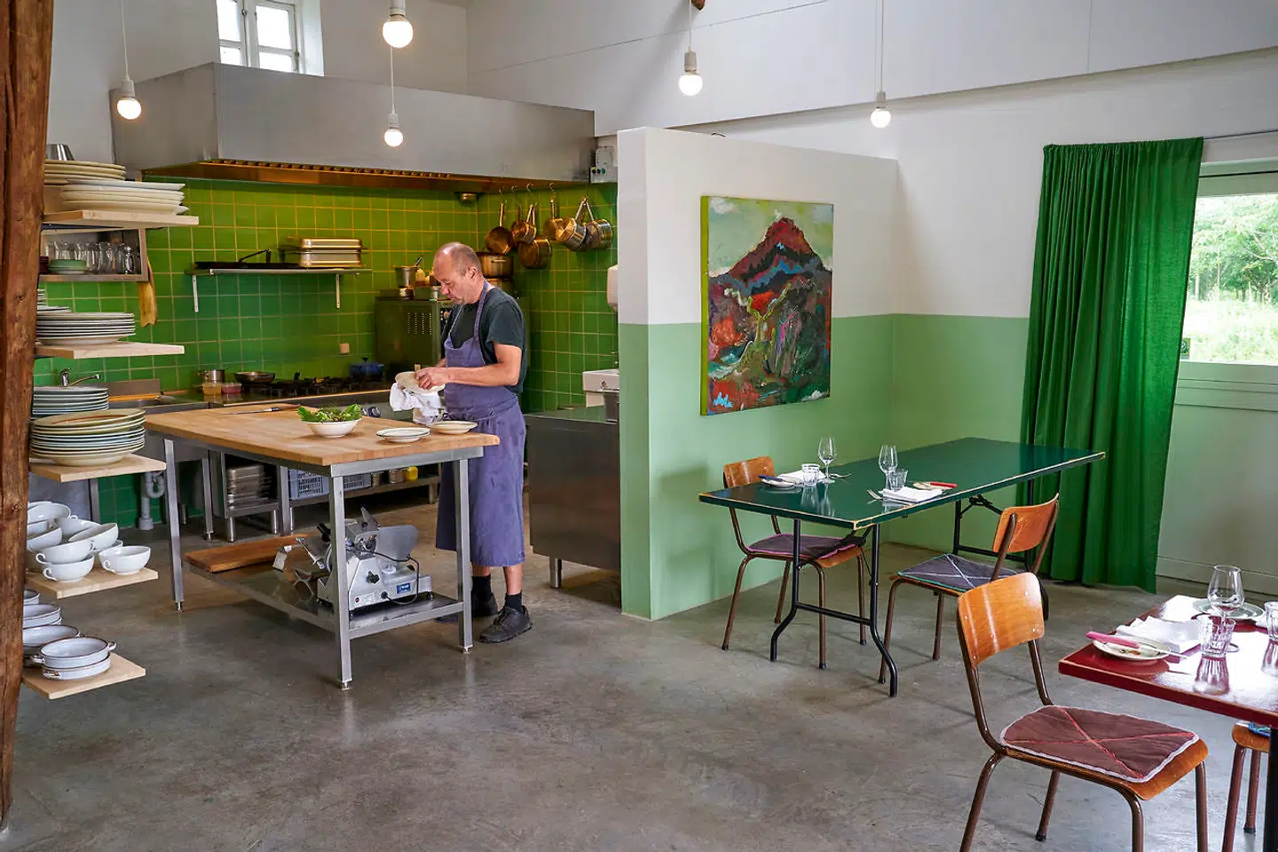 Jens Vestergaard Jensen på Restaurant Muld.