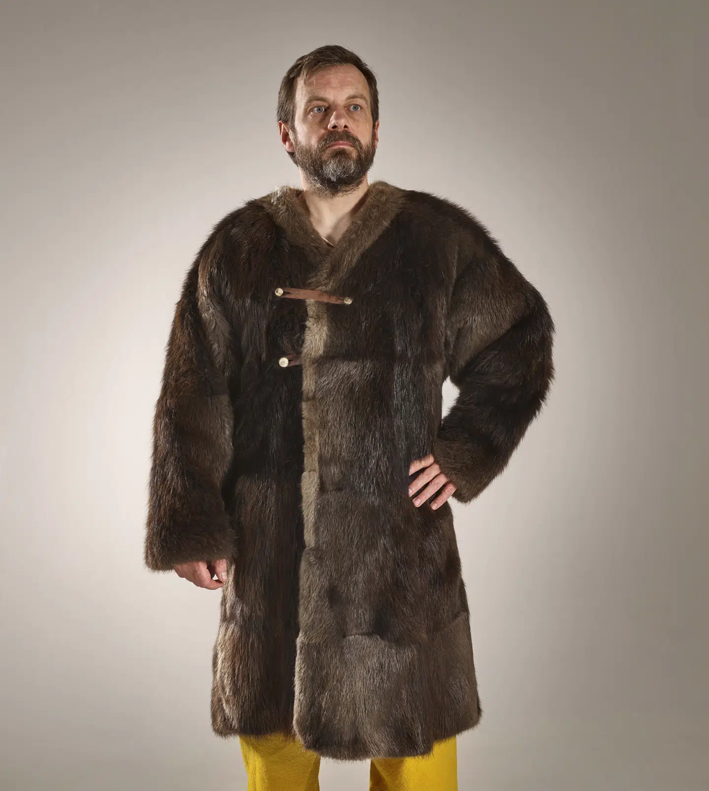 Sådan forestiller forskerne sig, at en bæverpels fra vikingetiden kan have set ud. – Foto: Roberto Fortuna/