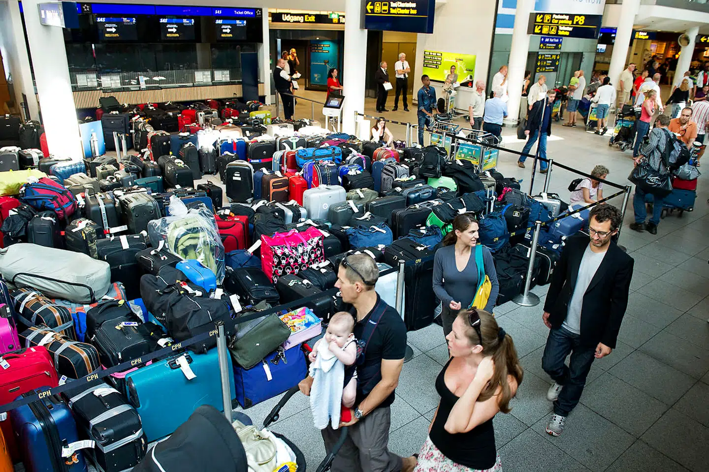 Arkivfoto: For nogle uger siden kunne flere medier berette, hvordan mange hundrede kufferter var strandet i Københavns Lufthavn.