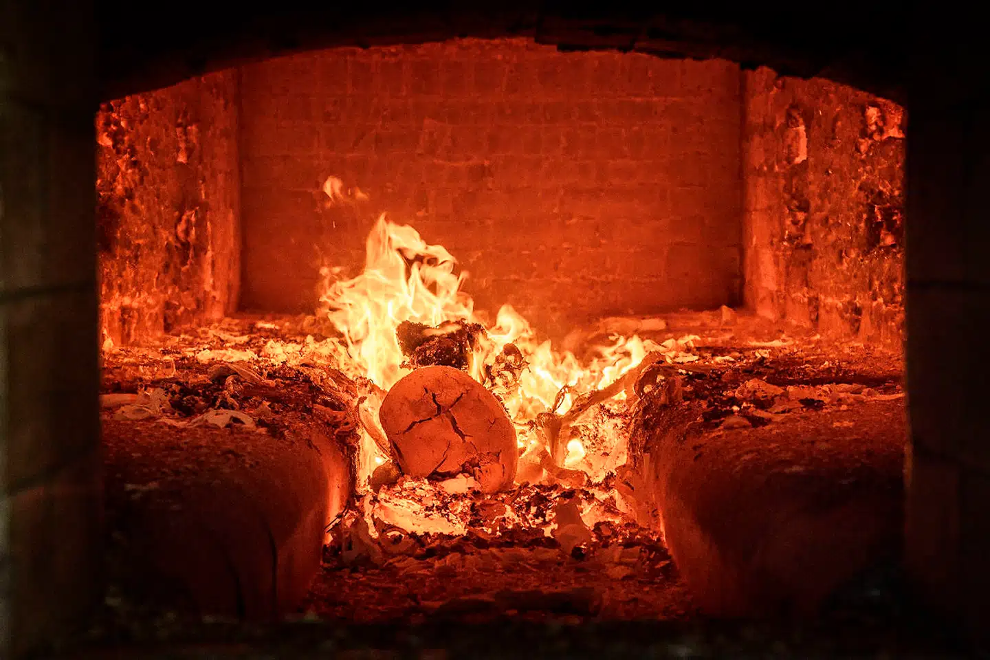 Langt de fleste danskere bliver i dag kremeret. Billedet er fra Fælleskrematoriet i Ringsted.