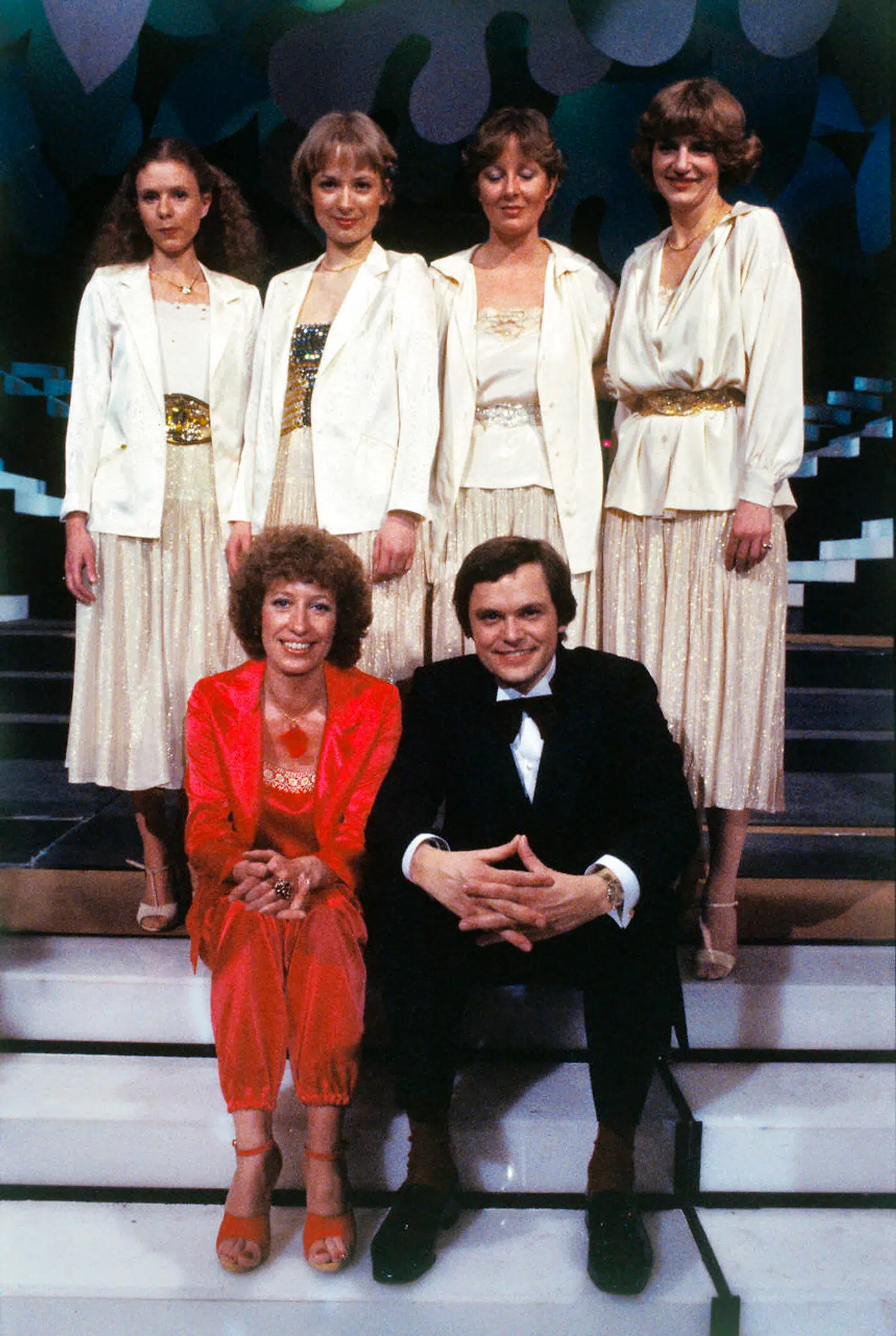 Birthe Kjær ved sin første optræden ved Melodi Grand Prix 1980, hvor hun sang sammen med Henning Vilén. De fik andenpladsen.