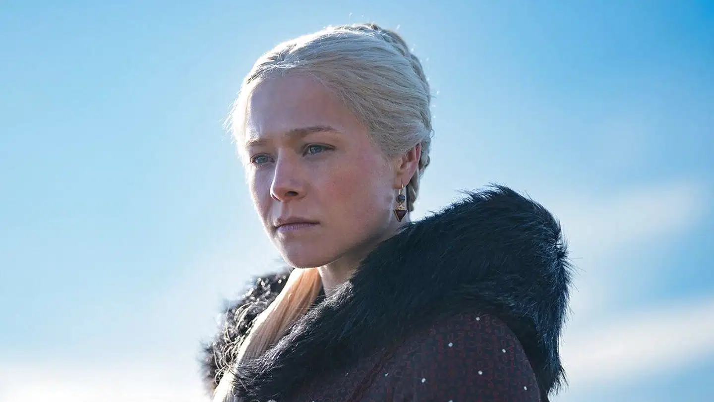 Prinsesse Rhaenyra Targaryen spilles af Emma d'Arcy.