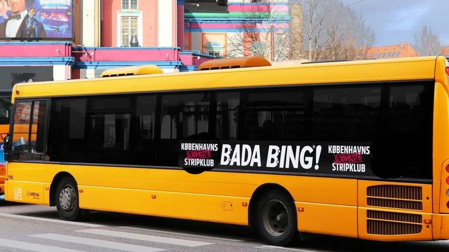 Sådan skulle reklamen ifølge Bada Bing have set ud.