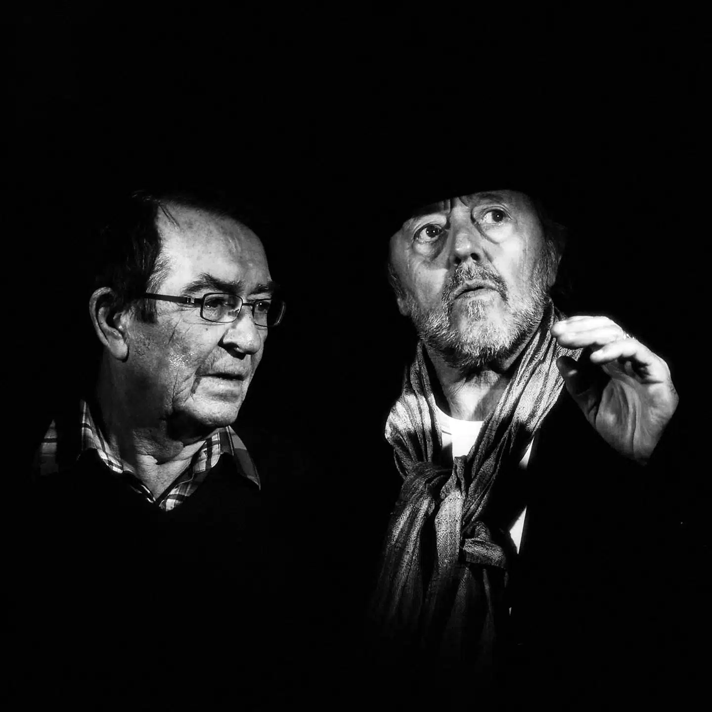 Makkerparret Benny Andersen, der døde i 2018, og Povl Dissing, som døde i sit hjem mandag omgivet at sin familie.