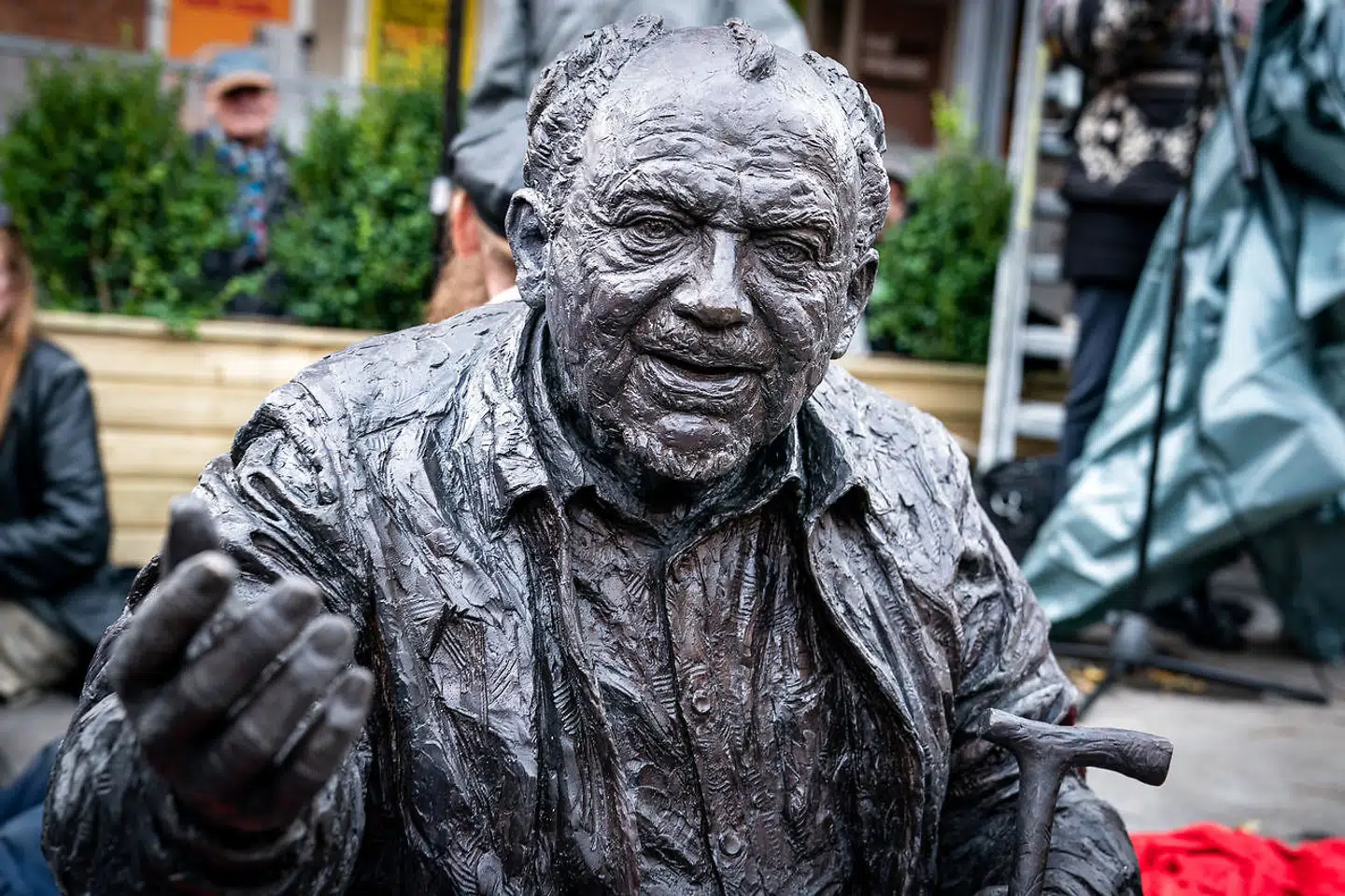 Det er især Sydhavn, man forbinder med Anker Jørgensen. Her mindestatuen på Anker Jørgensens Plads, da denne blev afsløret i 2019.