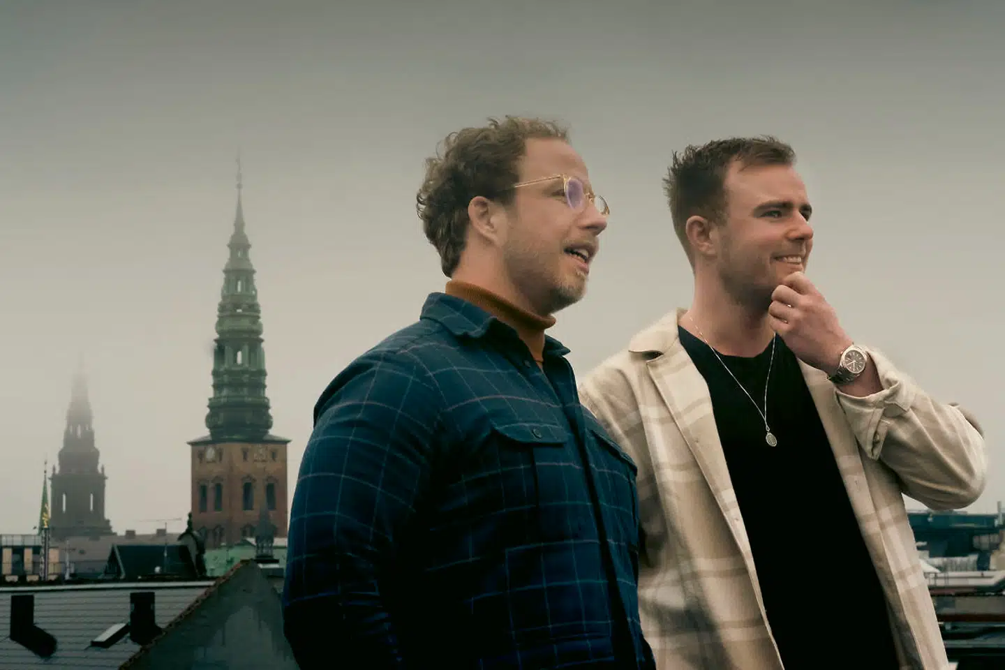 Stifterne af AiaSound Festival, Silas Storgaard (til venstre) og Frederik Kjærgaard.