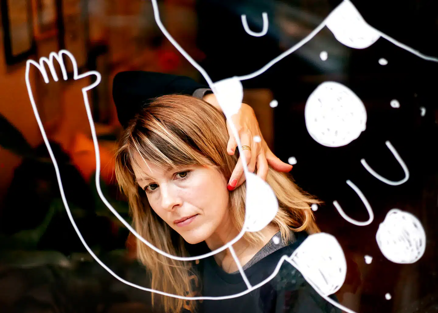 Line Jensen laver til dagligt dagbogstegninger på Instagram om hverdagslivet med børn og mand. Arkivfoto: Linda Kastrup