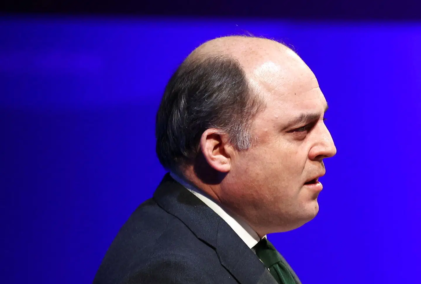 Ben Wallace er 52 år og britisk forsvarsminister. Han er en af favoritterne til at afløse Boris Johnson som konservativ formand og premierminister.