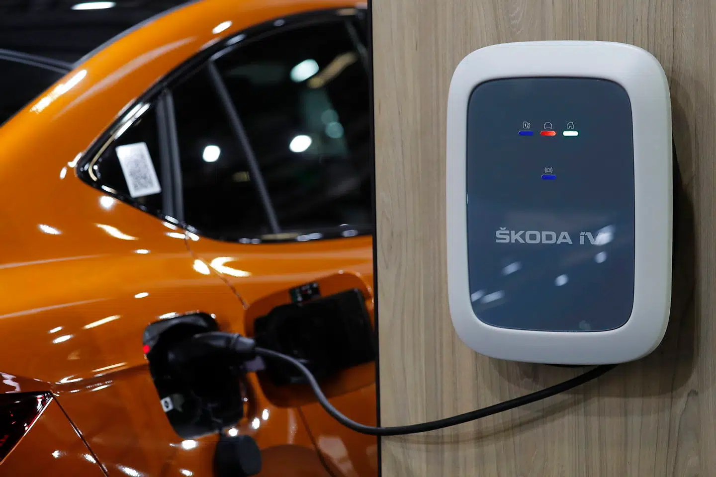 Antallet af nyregistreringer af elbiler i årets første seks måneder er landet. Find top ti længere ned i dagens Business-overblik. (Arkivfoto).