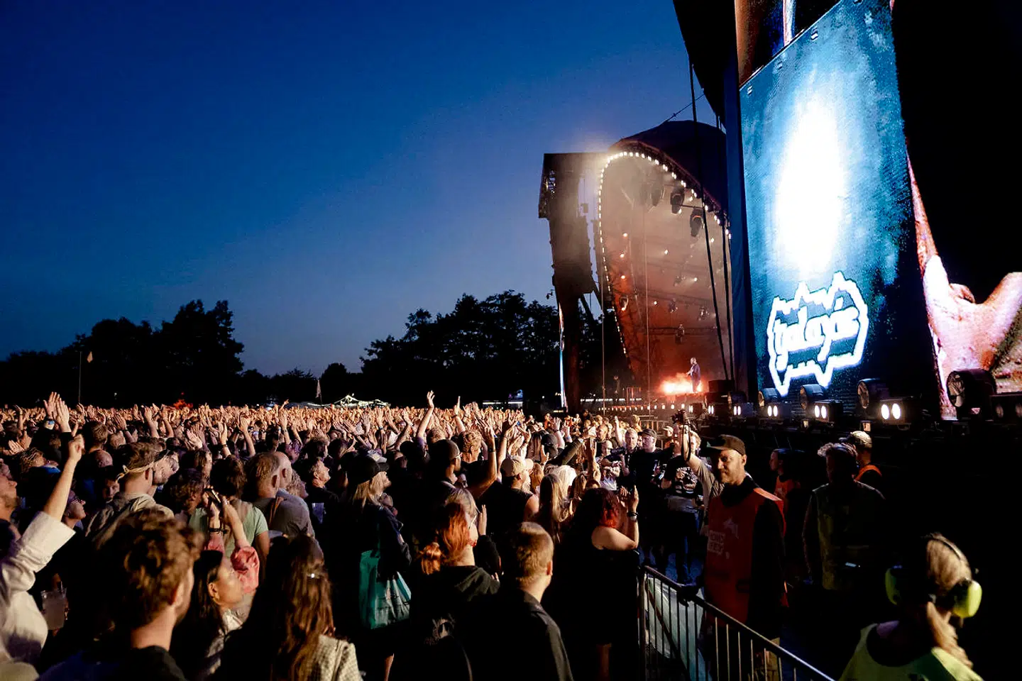 Koncert med Post Malone på Orange på Roskilde Festival 2022.