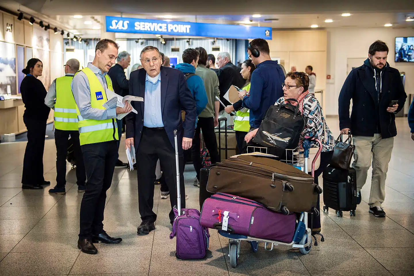 I 2019 nedlagde 1.500 piloter i Danmark, Norge og Sverige arbejdet, og forvirrede rejsende strandede i lufthavnen. Nu har piloterne varslet en strejke lige før Tour de France begynder. Arkivfoto.