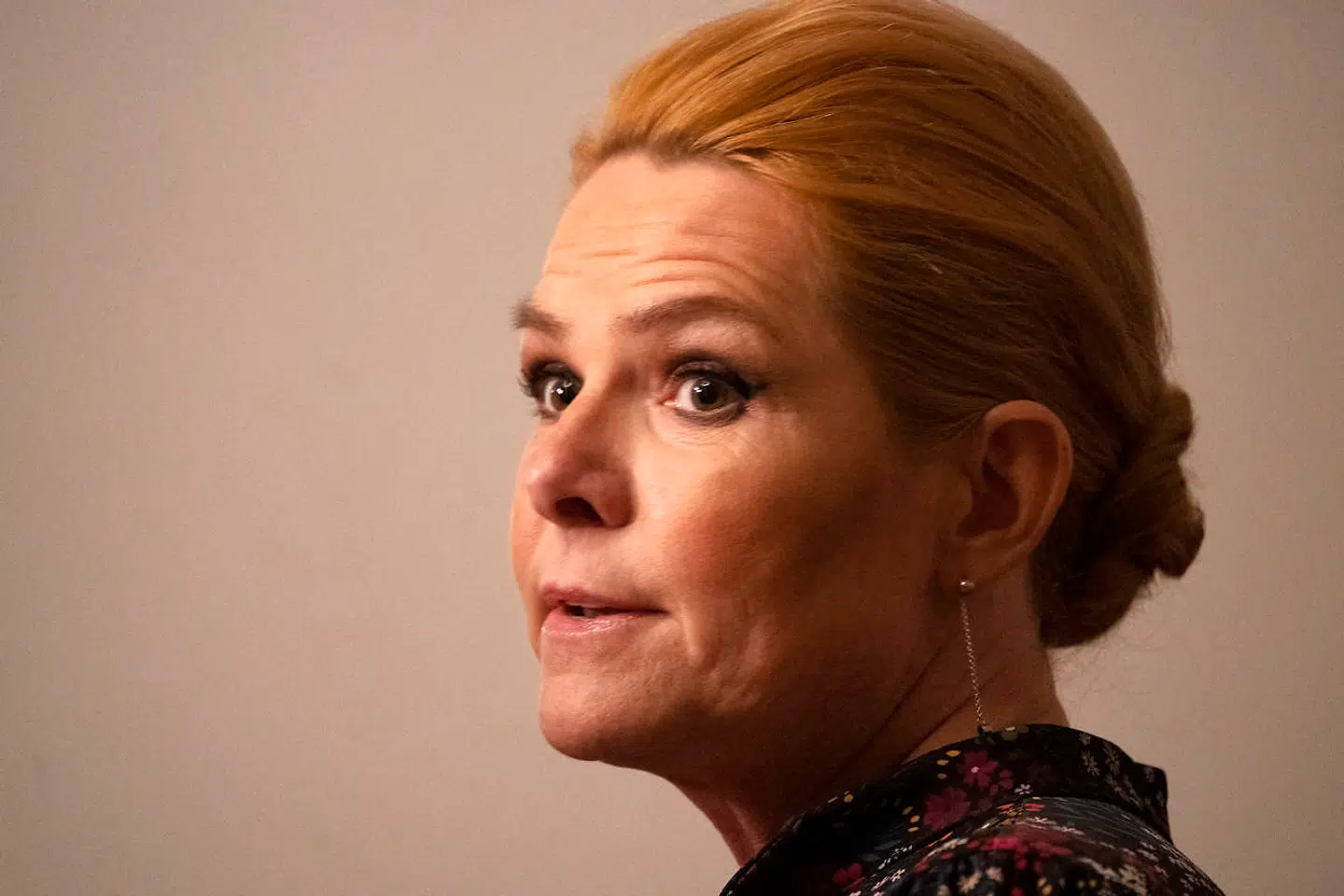 På en eks-DFers dør på Christiansborg hænger et lidt specielt billede.