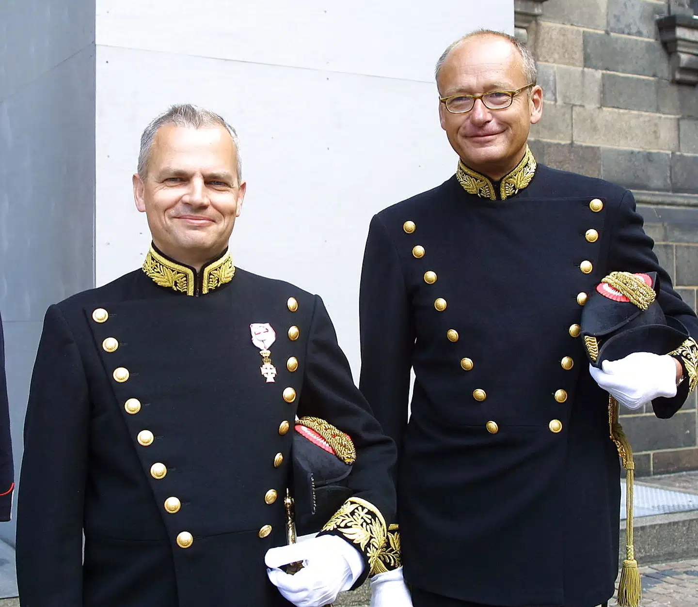 Herlufsholms nye bestyrelsesformand Jon Stokholm (th).
