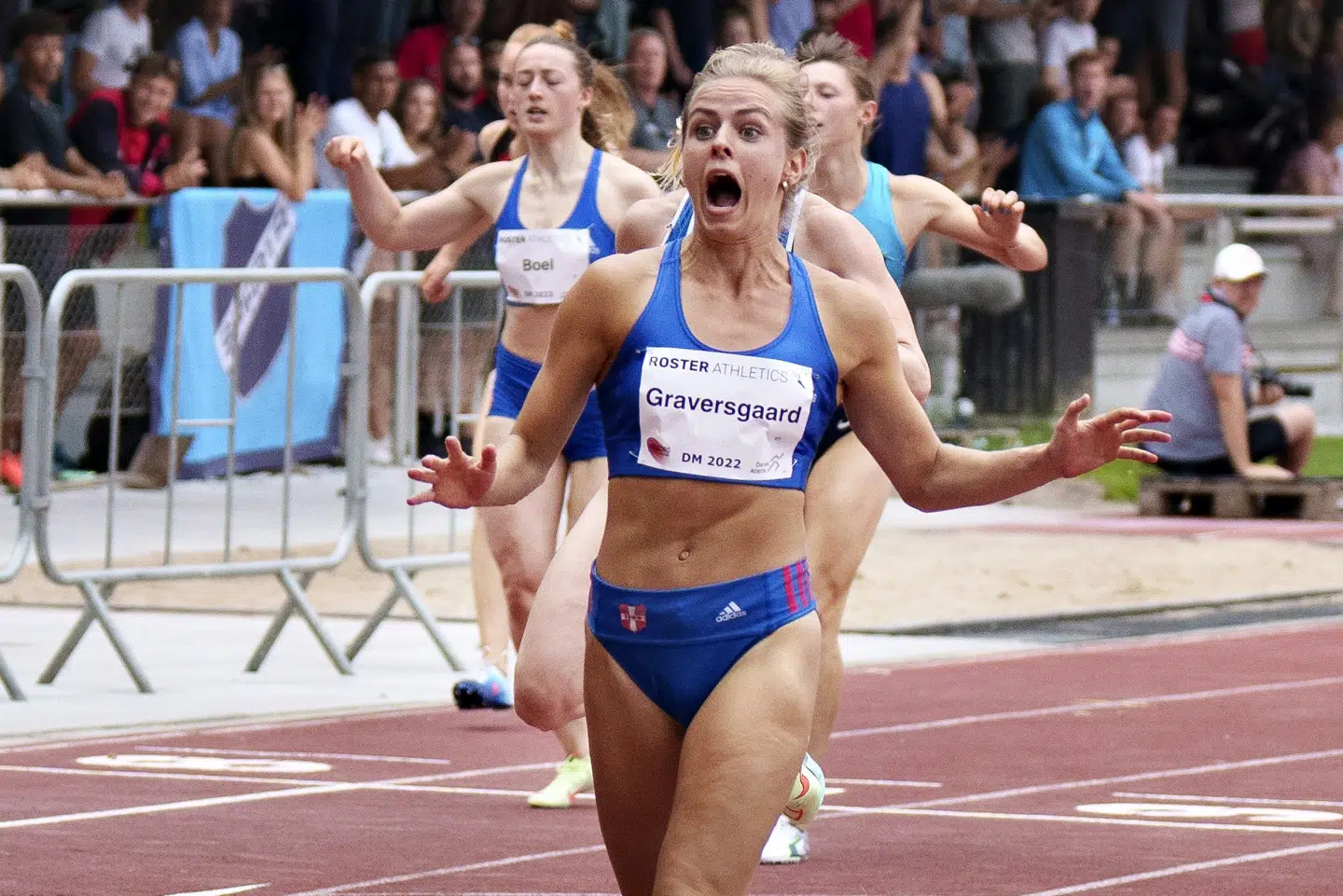 Mette Graversgaard vandt lørdag DM-guld i 100 meter hæk. Samtidig klarede hun kravet til VM i Oregon. Henning Bagger/Ritzau Scanpix