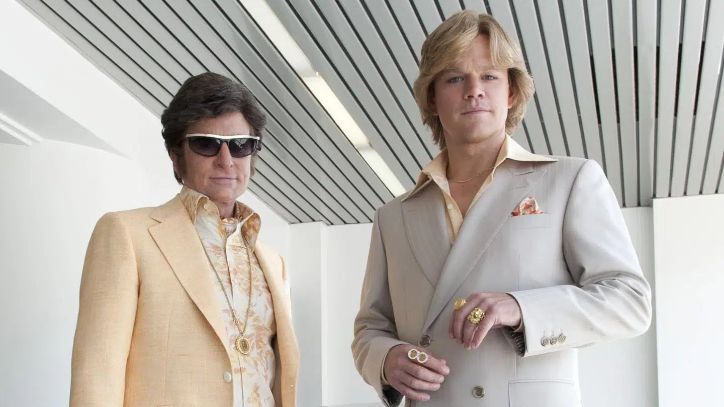 Michael Douglas som Liberace og Matt Damon som Scott Thorson. Foto fra filmen