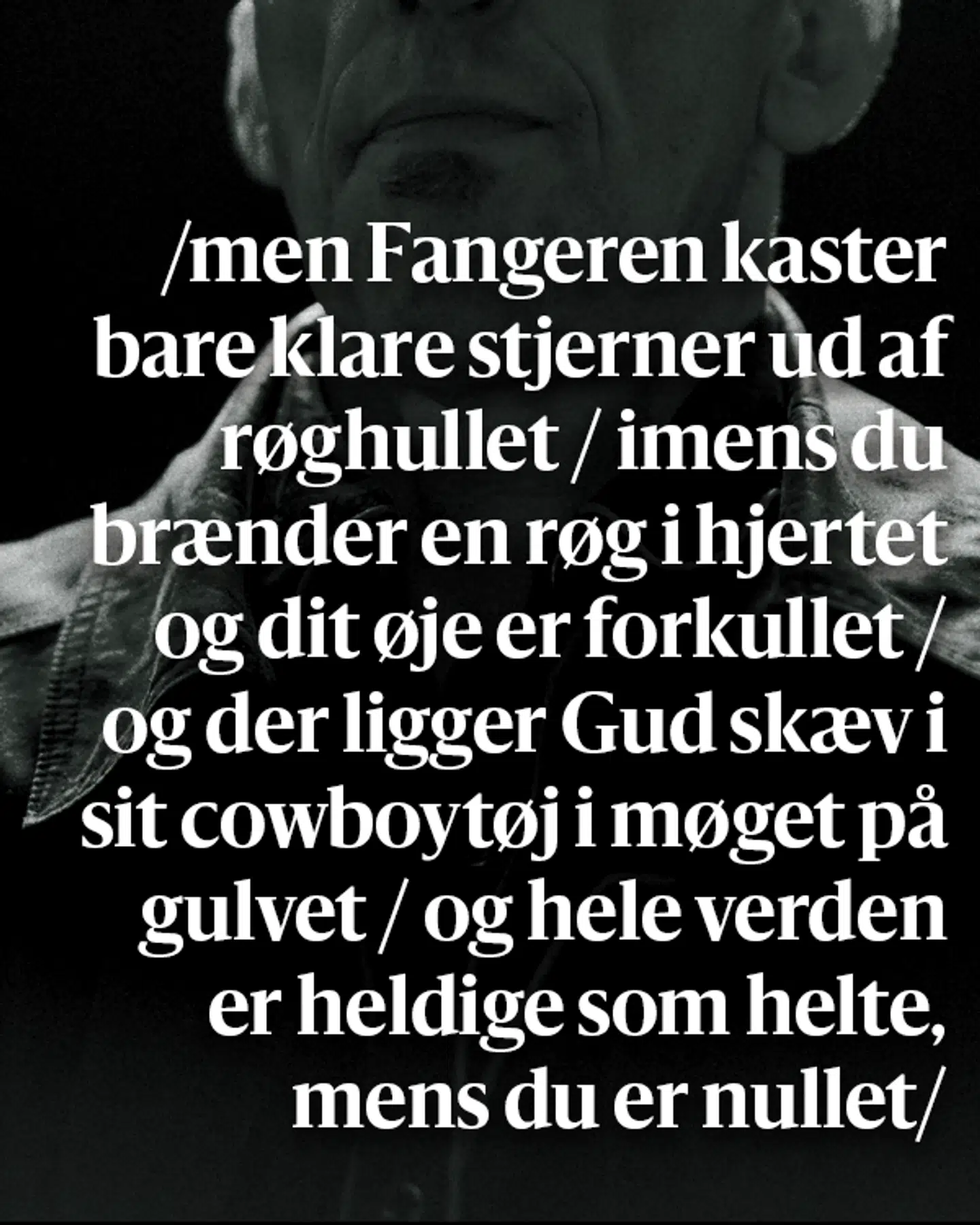 Digt af Keith Lohse.