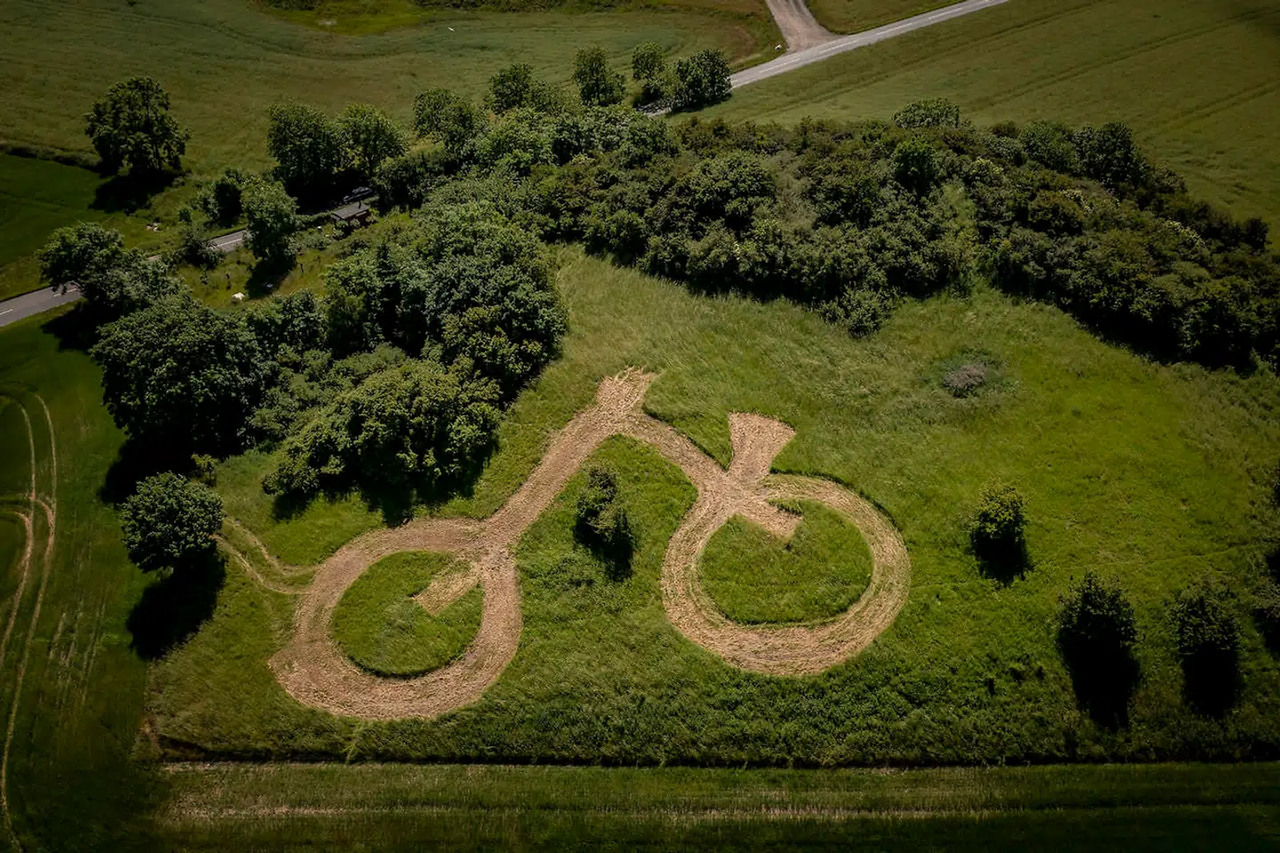 Danmark danner rammen om de første tre etaper i dette års Tour de France. Billedet er taget langs ruten på anden etape mellem Roskilde og Nyborg.