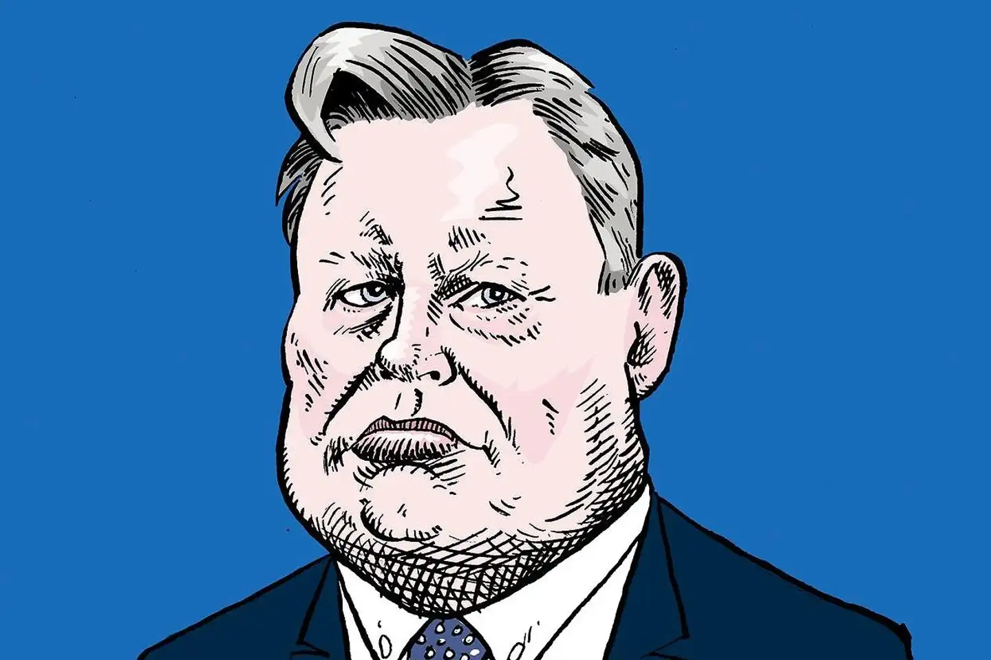 Jarl Cordua. Tegning: Claus Bigum