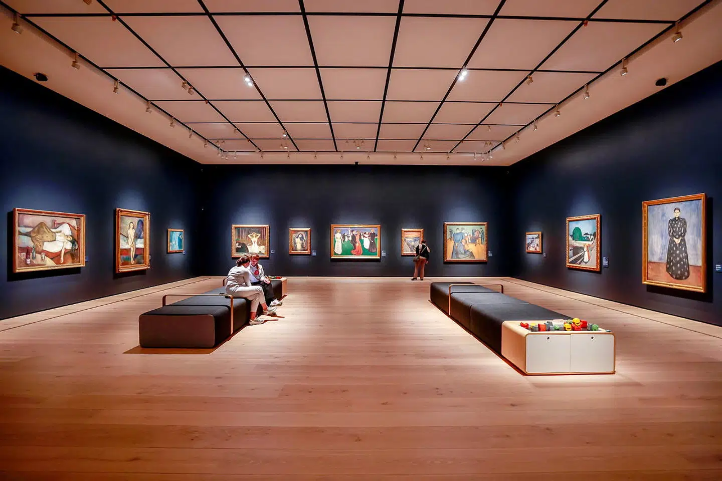 Nasjonalmuseet rummer blandt andet en stor samling af Edvard Munchs værker.