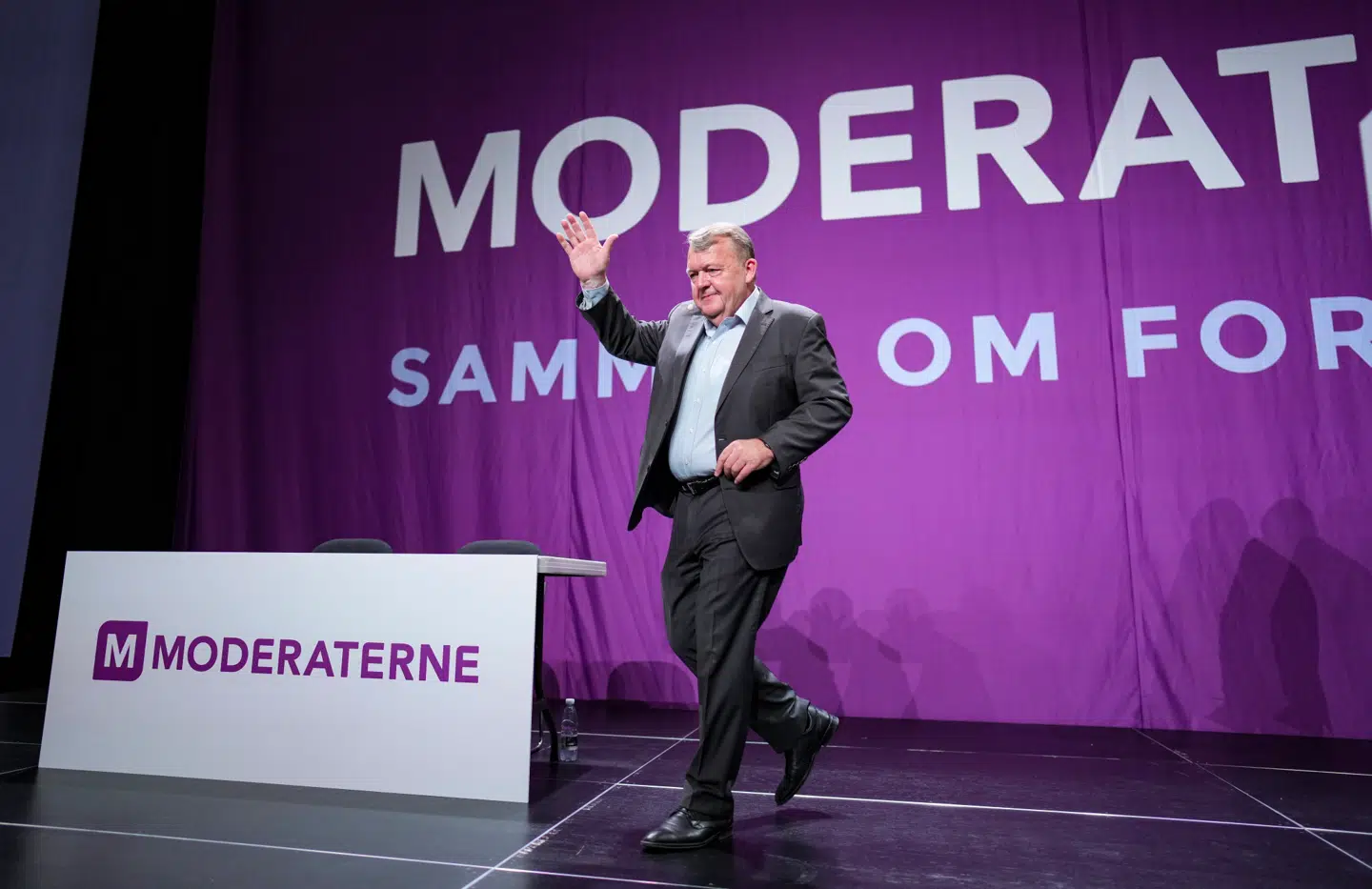 Søndag havde Lars Løkke Rasmussens nye parti, Moderaterne, stiftende årsmøde i DGI Huset i Vejle. Men det var hans efterfølger på statsministerposten, som stjal al opmærksomheden.