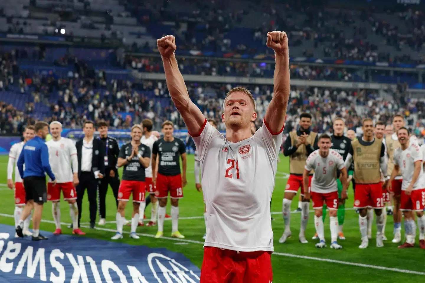 29-årige Andreas Cornelius blev aftenens stjerne ved Danmarks kamp mod Frankrig.