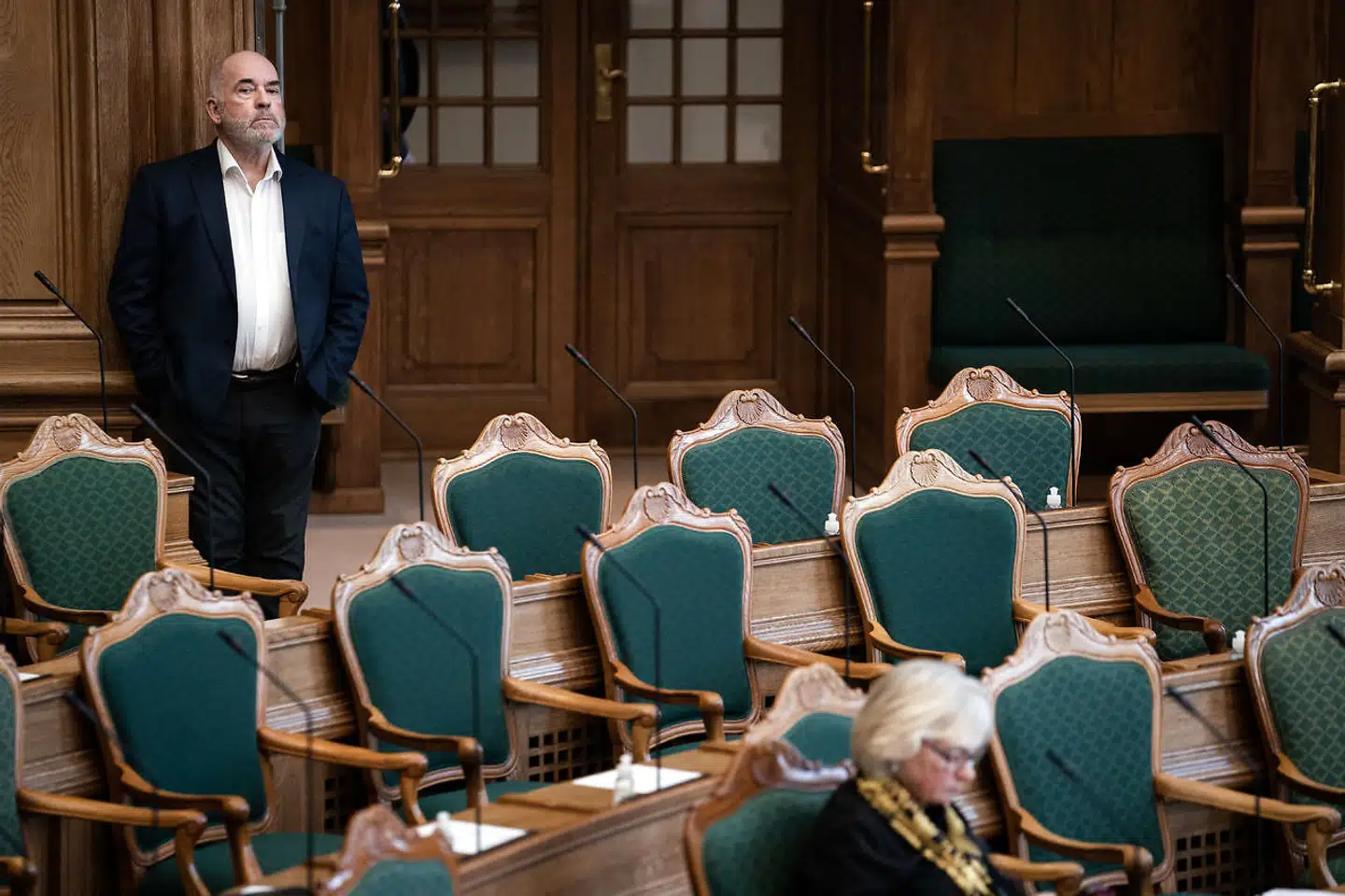 Arkivfoto: Søren Espersen langer ud efter Morten Messerschmidt og Pia Kjærsgaard, som begge har kaldt det mærkeligt, at Kristian Thulesen Dahl udeblev fra partiets valgfest.