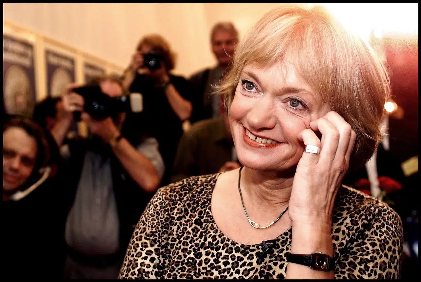 Pia Kjærsgaard var nærmest lykkelig, da det stod klart, at det blev et nej til den fælles mønt i september 2000. EU-modstanden flyttede fra venstre til højre.