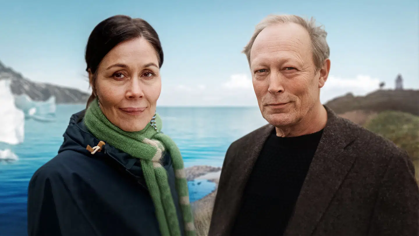 Lars Mikkelsen og Nukâka Coster-Waldau er fortællerne i DRs serie »Historien om Grønland og Danmark«.