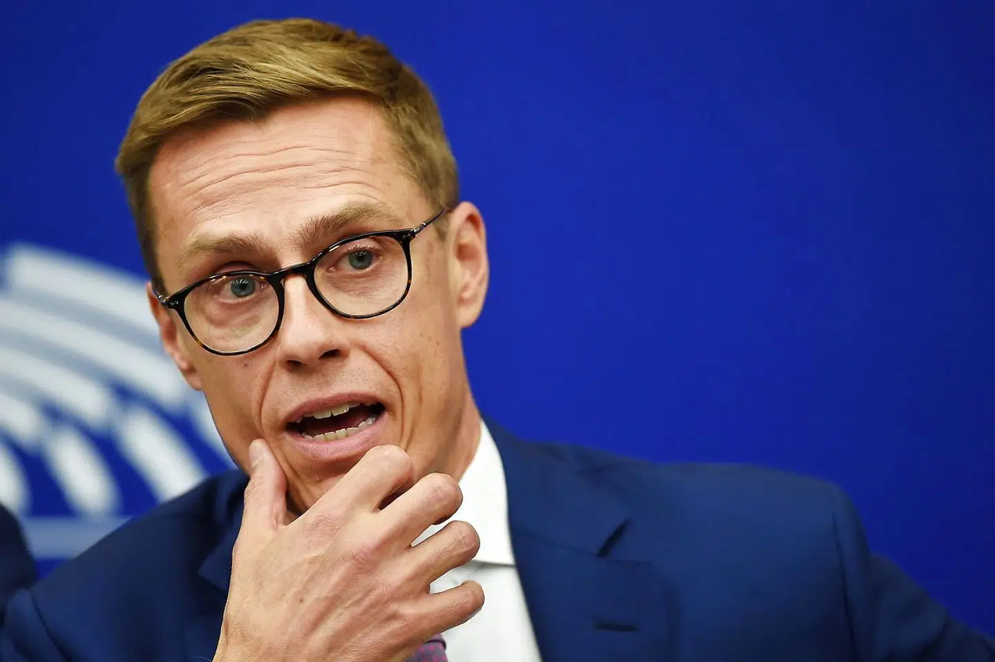 Alexander Stubb var som ung embedsmand med, da man i begyndelsen af 90erne formulerede de danske EU-forbehold. Nu ser han i folkeafstemningen om forsvarsforbeholdet en åbenlys lejlighed for danskerne til at komme nærmere på både sine nordiske og europæiske allierede. Foto: Frederick Florin / AFP / Ritzau Scanpix