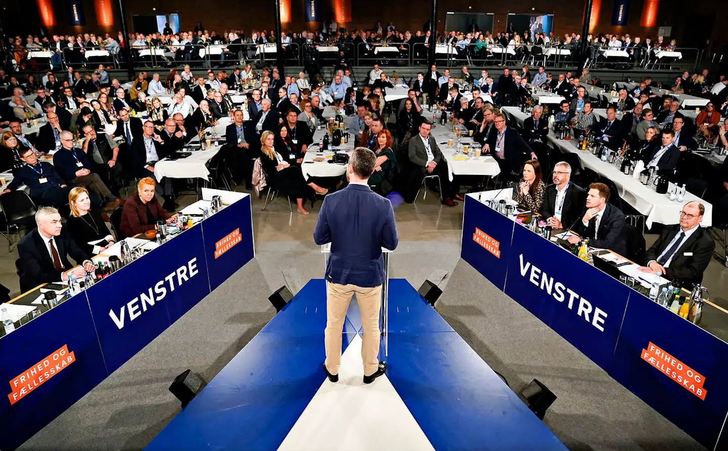 I en rapport om kulturen i Venstre indgår oplevelser fra 100 personer om alt fra upassende tale af seksuel karakter til mere alvorlige sager. Billedet er fra partiets landsmøde i 2019.