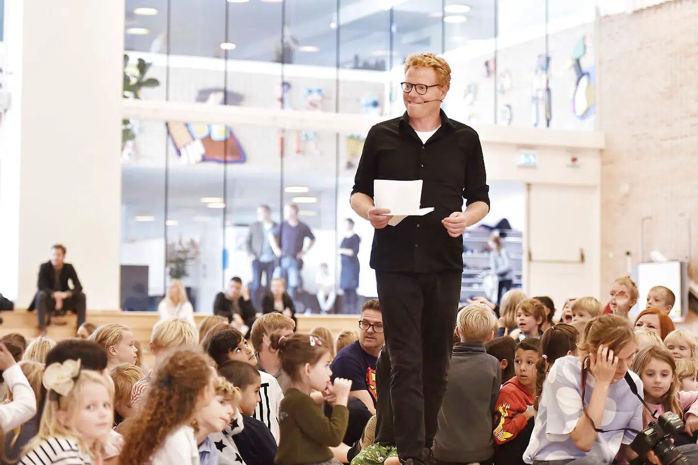 Sebastian Klein lancerede i 2017 årets udgave Børnenes U-landskalender. Det skete på Ørestad Skole i København.