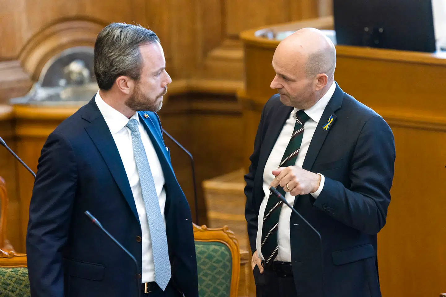 De Konervatives Søren Pape Poulsen rykker sig tættere og tættere på Venstres Jakob Ellemann-Jensen i flere aspekter af den økonomiske politik. Arkivfoto: Martin Sylvest/Ritzau Scanpix