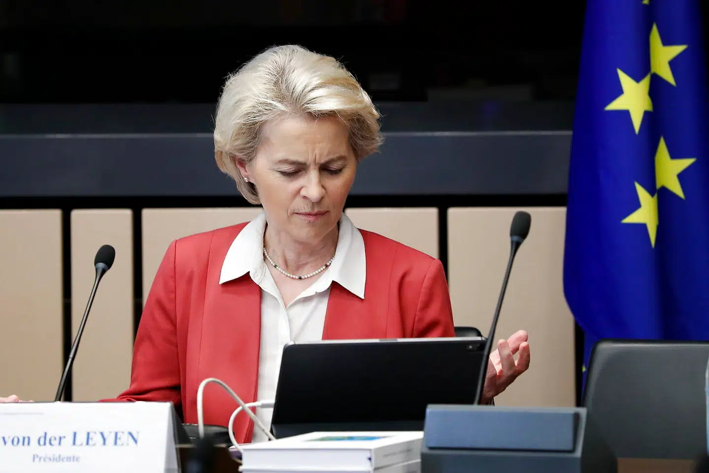 Arkivfoto: Ursula von der Leyen fortalte i sin tale til EU-parlamentet i Strasbourg, at der inden for seks måneder vil være et stop for russisk råolie.